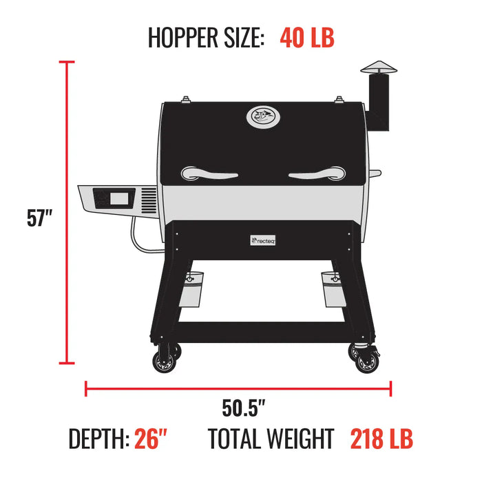Rec Teq Recteq Flagship 1600 Pellet Grill RT-1600FS Barbecue Finished - Pellet 810179690779