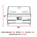 Recteq Recteq E-Series Built-In 1300 Pellet Grill RT-1300 Barbecue Finished - Pellet 810021996172