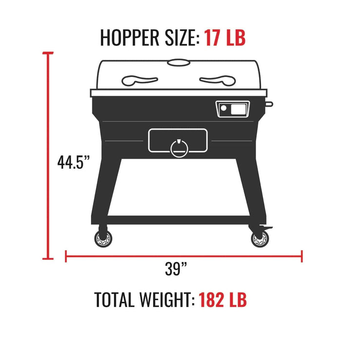 Recteq Recteq Smokestone 600 Pellet Griddle RT-600 Barbecue Finished - Gas 810021996455