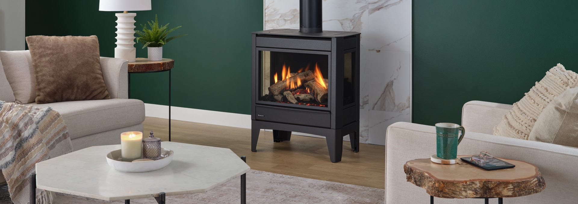 Regency Regency Atmosphere GS33E Gas Stove GS33E-NG Fireplace Finished - Gas