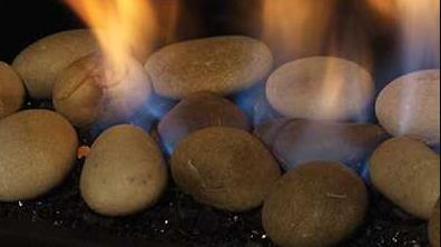 Regency Regency Basalt Natural Stones (16 lbs.) Ivory / Tan 946-711 Fireplace Parts