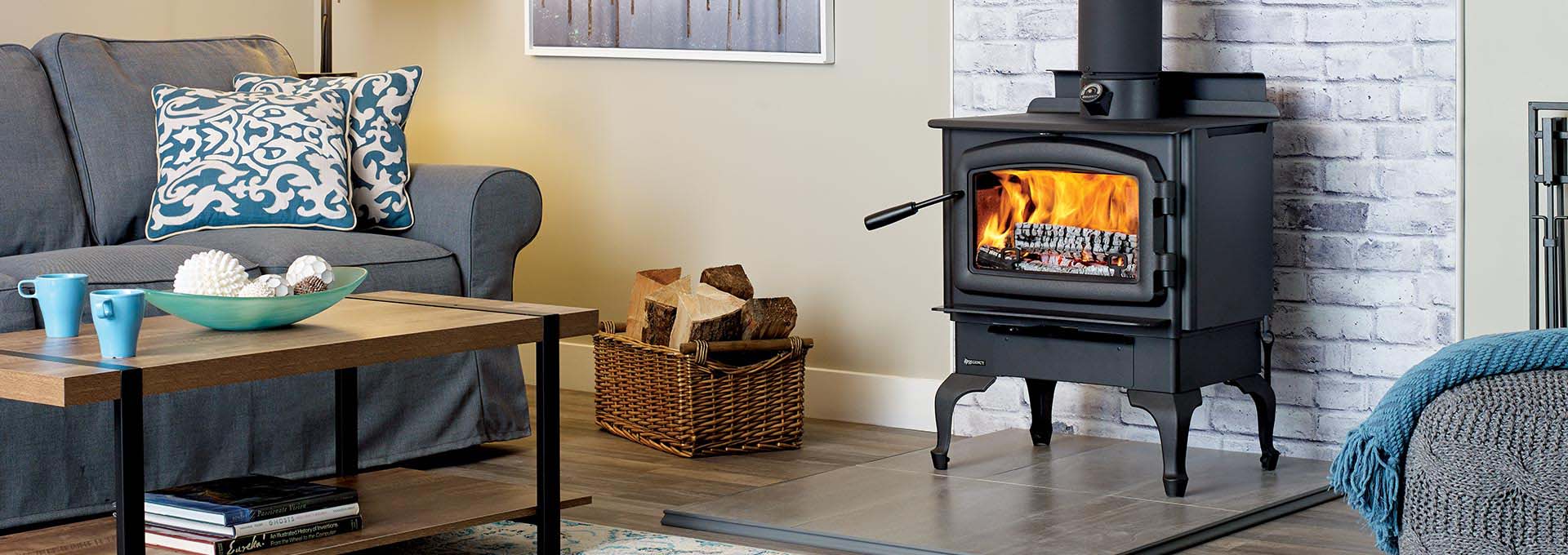 Regency Regency Cascades F1500 Wood Stove F1500S Fireplace Finished - Wood