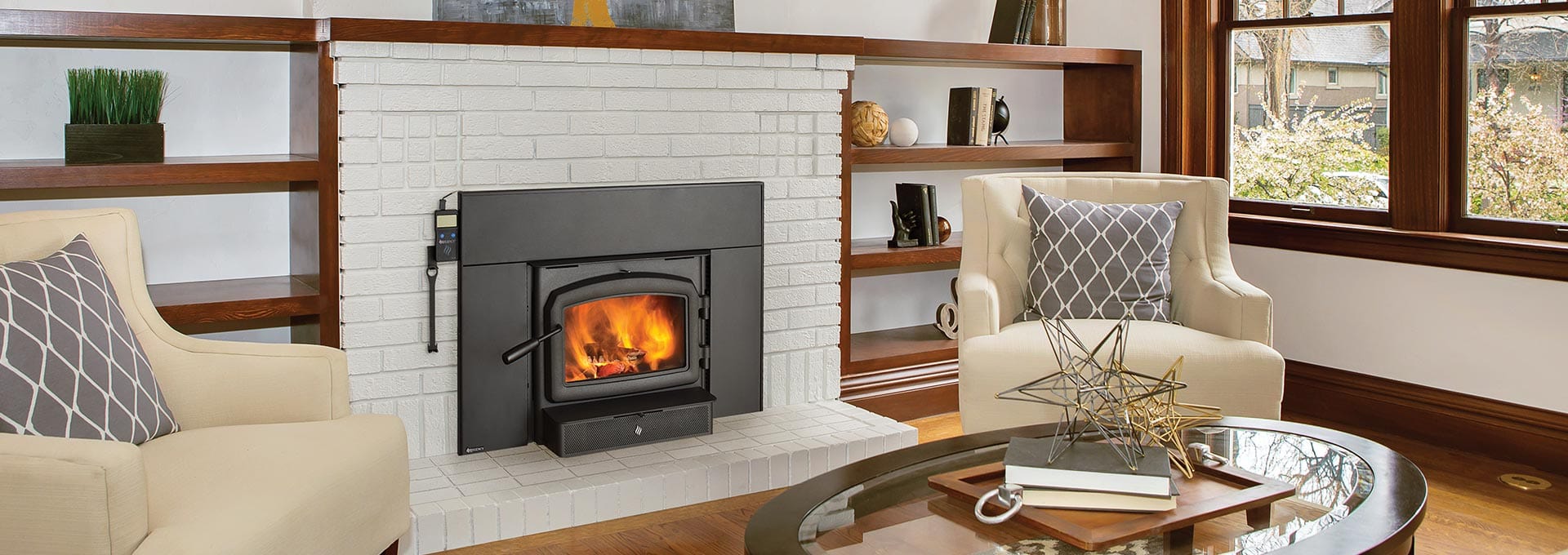 Regency Regency Cascades I1500 Wood Insert I1500S Fireplace Finished - Wood