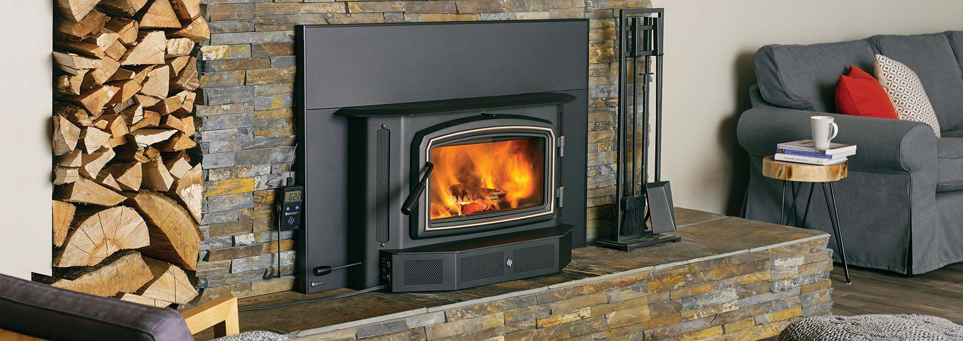 Regency Regency Cascades I2500 Wood Insert I2500M Fireplace Finished - Wood