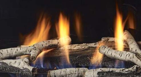 Regency Regency Ceramic Log Set (CB72EPV) Birch 671-932/P Fireplace Accessories