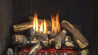 Regency Regency Ceramic Log Set (Grandview G800EC) Oak 761-930 Fireplace Accessories