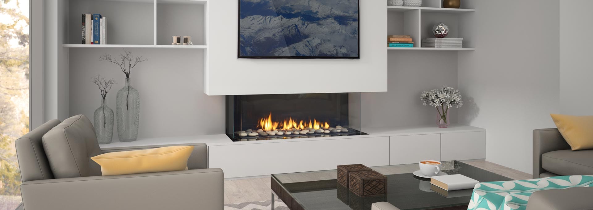 Regency City Series - San Francisco Bay 40 Gas Fireplace (Power Vent ...