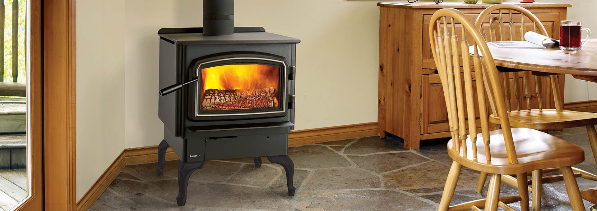 Regency Regency Classic F2450 Wood Stove F2450M Fireplace Finished - Wood