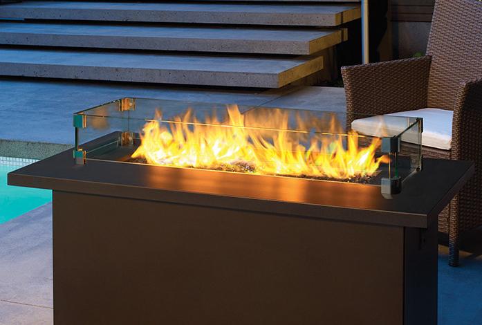 Regency Regency Glass Wind Shield (PTO60) - 378-955 378-955 Fireplace Accessories