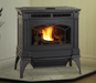Regency Regency Hampton GC60 Cast Iron Pellet Stove GC60-2 Fireplace Finished - Wood