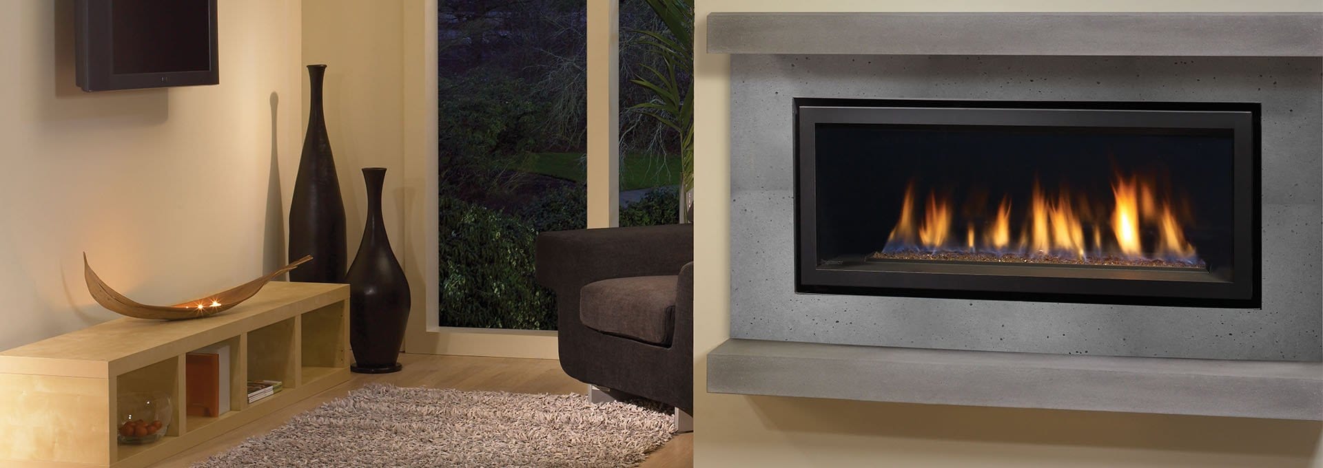 Regency Regency Horizon HZ40E Gas Fireplace Fireplace Finished - Gas