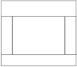 Regency Regency Pure Black & Glossy Inner Door Frame Glass Surround - 4 Piece Design (Ultimate U1500E) - 676-951 676-951 Fireplace Accessories