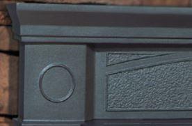 Regency Regency Regular Faceplate (Hampton Pro-Series Wood Insert) Metallic Black 106-921 Fireplace Accessories