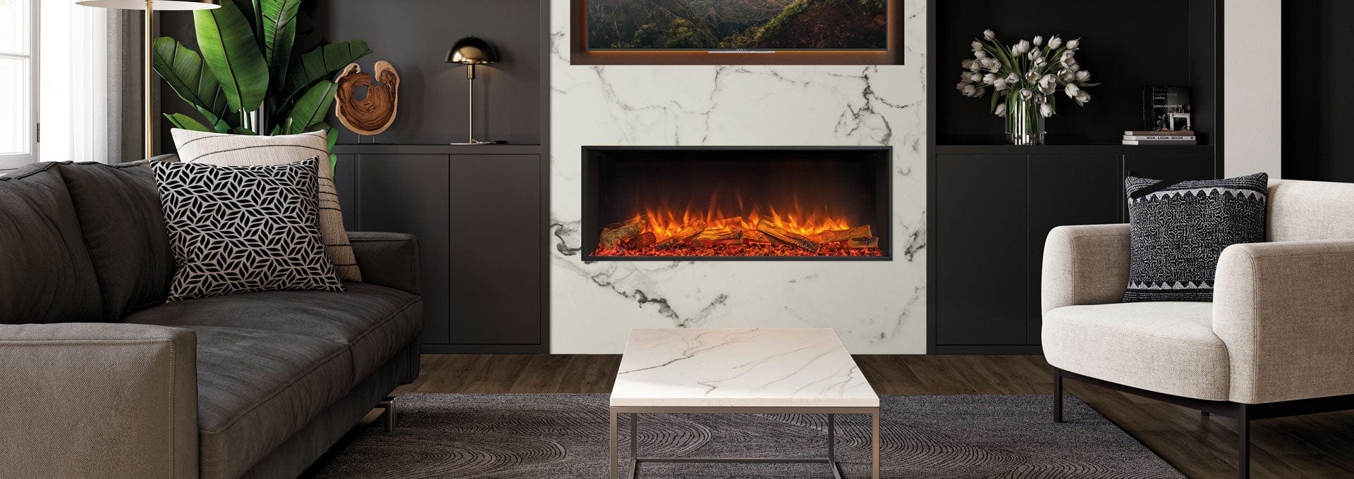 Regency Regency Skope E110 Built-in Electric Fireplace E110-2 Fireplace Finished - Electric
