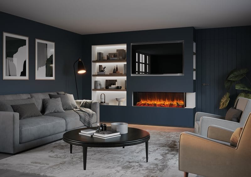 Regency Regency Skope E135 Built-in Electric Fireplace E135-2 Fireplace Finished - Electric