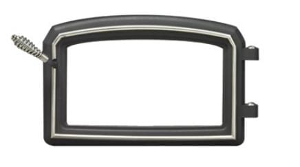 Regency Regency Stove Door (C34) - 494-941 Black with Nickel Trim 494-943 Fireplace Accessories