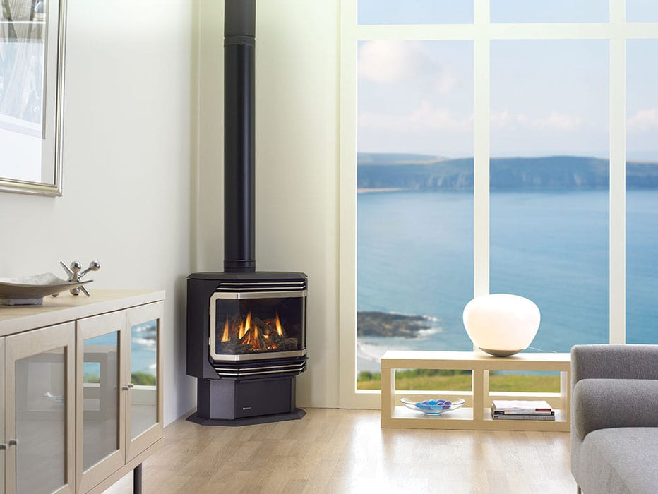 Regency Regency Ultimate U39 Standing Pilot Gas Stove (Nickel) U39N-NG13 Fireplace Finished - Gas
