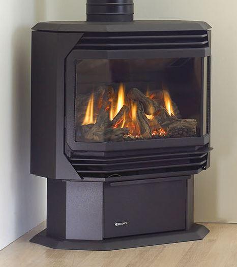 Regency Regency Ultimate U39E Gas Stove (Electronic Ignition) Black U39EB-NG12 Fireplace Finished - Gas