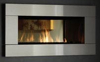 Regency Regency Verona Brushed Stainless Steel Faceplate - 4 Design Design (Horizon HZ42STE/HZ40E) - 258-957 258-957 Fireplace Finished - Gas