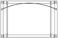 Regency Regency Vignette Tudor Metallic Black Faceplate (L/HRI3E) - 716-936 716-936 Fireplace Accessories