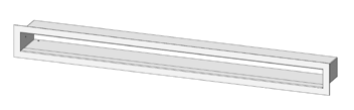 Regency Regency White Chase Vent (G1200P) - 796-991 796-991 Fireplace Accessories