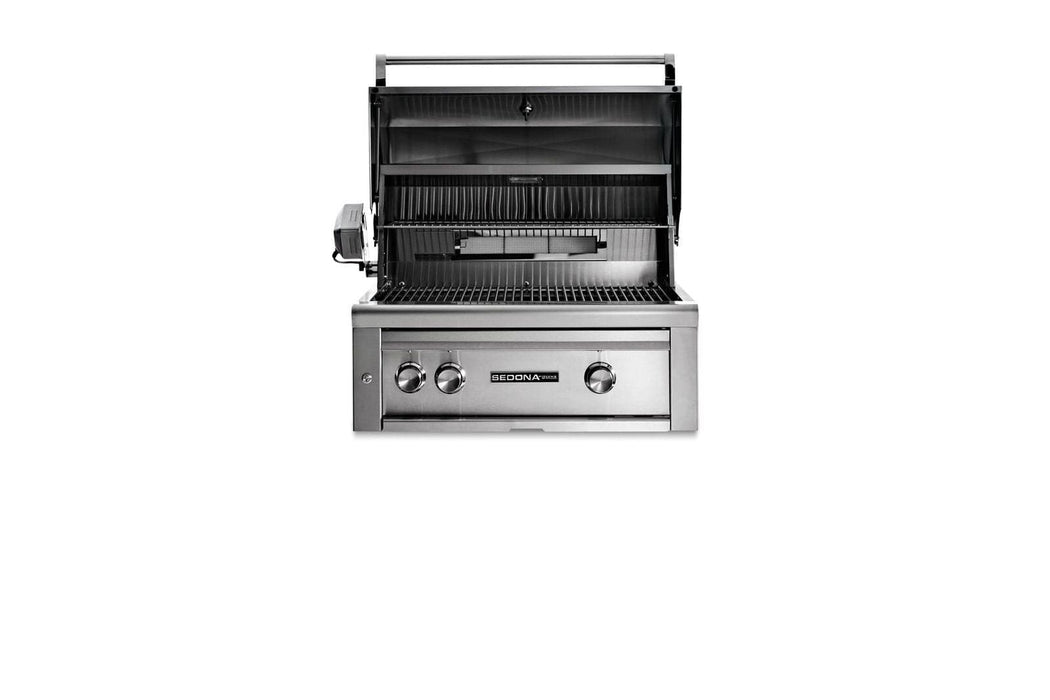 Sedona Sedona 30" Built-in Grill w/ Rotisserie, 1 ProSear Infrared & 1 Stainless Steel Burner (L501PSR) Barbecue Finished - Gas