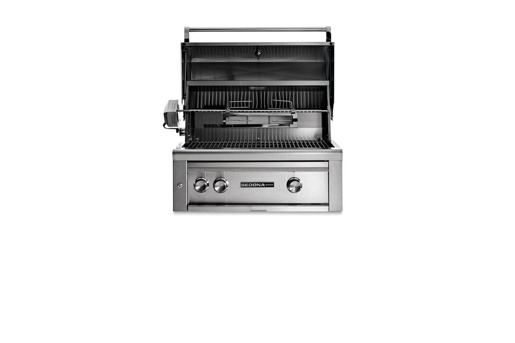 Sedona Sedona 30" Built-in Grill w/ Rotisserie, 1 ProSear Infrared & 1 Stainless Steel Burner (L501PSR) Barbecue Finished - Gas
