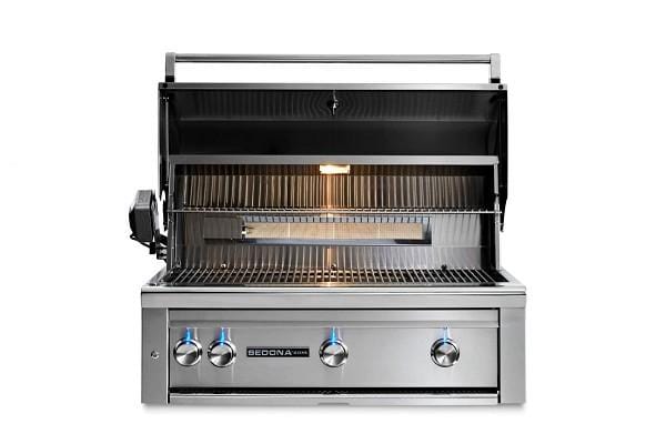 Sedona Sedona 36" Built-In Grill with 1 ProSear Burner & 2 Stainless Steel Burner and Rotisserie (L600PSR) Barbecue Finished - Gas