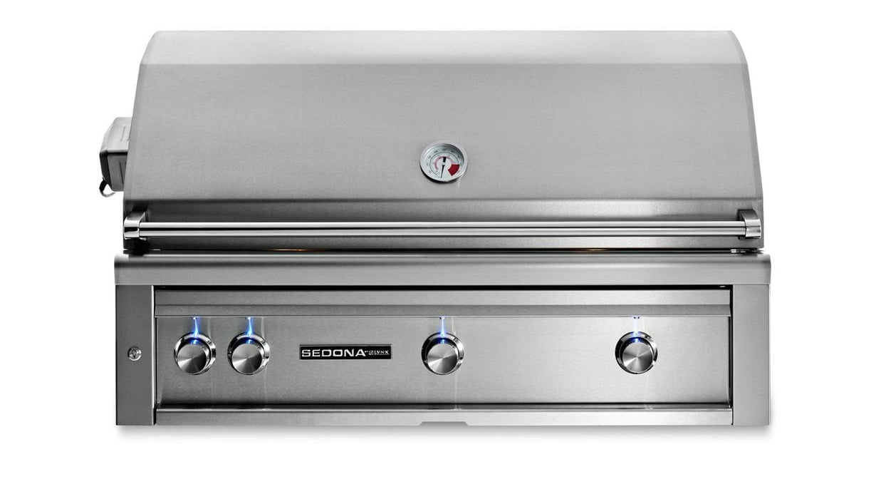 Sedona Sedona 42" Built-in Grill w/ Rotisserie, 1 ProSear Infrared & 2 Stainless Steel Burners (L701PSR) Barbecue Finished - Gas