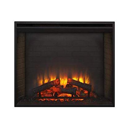 Simplifire Simplifire 30" Built-in Electric Fireplace SF-BI30-EB Fireplace Finished - Electric