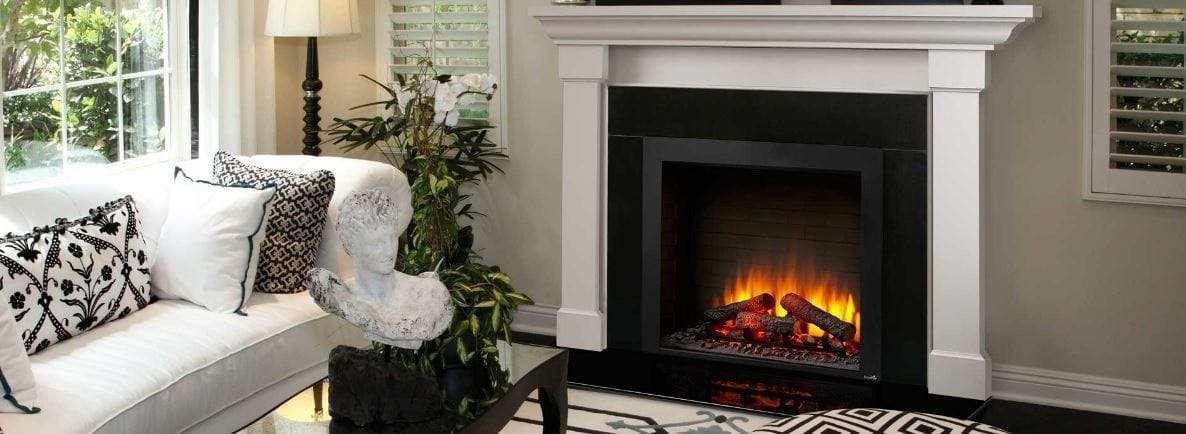 Simplifire Simplifire 36" Built-in Electric Fireplace SF-BI36-EB Fireplace Finished - Electric