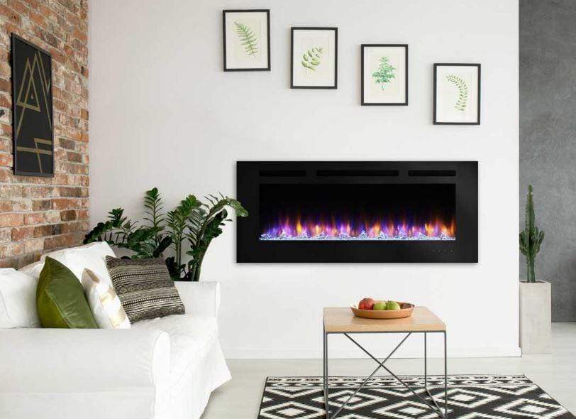 Simplifire Simplifire 40" Allusion Linear Electric Fireplace SF-ALL40-BK Fireplace Finished - Electric