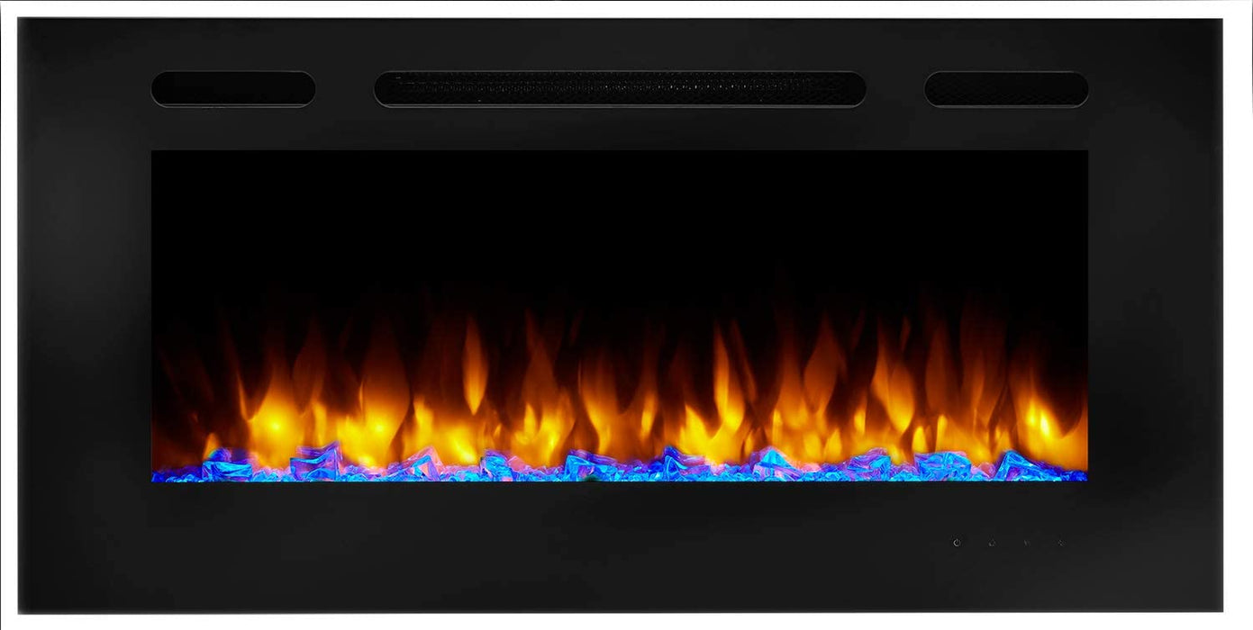 Simplifire Simplifire 40" Allusion Linear Electric Fireplace SF-ALL40-BK Fireplace Finished - Electric