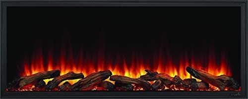 Simplifire Simplifire 43" Scion Clean Face Electric Fireplace SF-SC43-BK Fireplace Finished - Electric