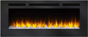 Simplifire Simplifire 48" Allusion Linear Electric Fireplace SF-ALL48-BK Fireplace Finished - Electric