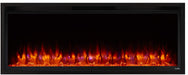 Simplifire Simplifire 50" Allusion Platinum Linear Electric Fireplace SF-ALLP50-BK Fireplace Finished - Electric