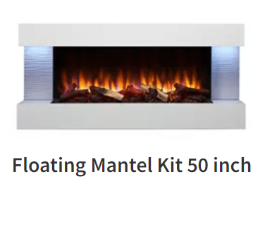 Simplifire Simplifire 50" Floating Mantel Kit (Format 36) - SF-FM50-WH SF-FM50-WH Fireplace Accessories