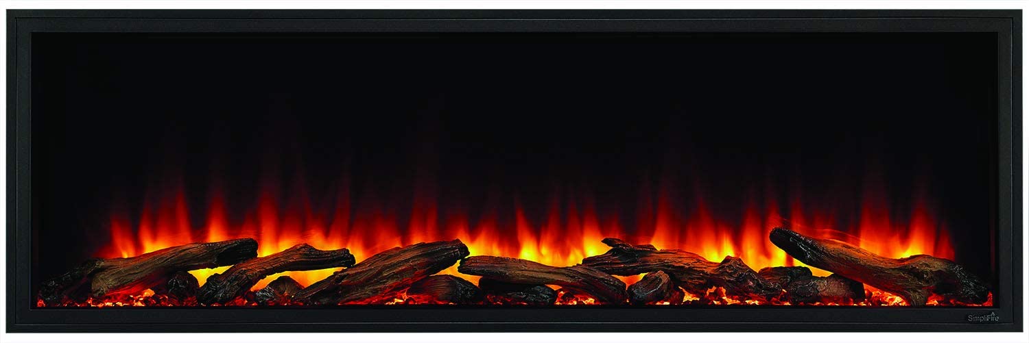 Simplifire Simplifire 55" Scion Clean Face Electric Fireplace SF-SC55-BK Fireplace Finished - Electric