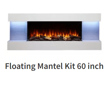 Simplifire Simplifire 60" Floating Mantel Kit (Format 36) - SF-FM60-WH SF-FM60-WH Fireplace Accessories