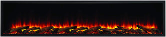 Simplifire Simplifire 78" Scion Clean Face Electric Fireplace SF-SC78-BK Fireplace Finished - Electric