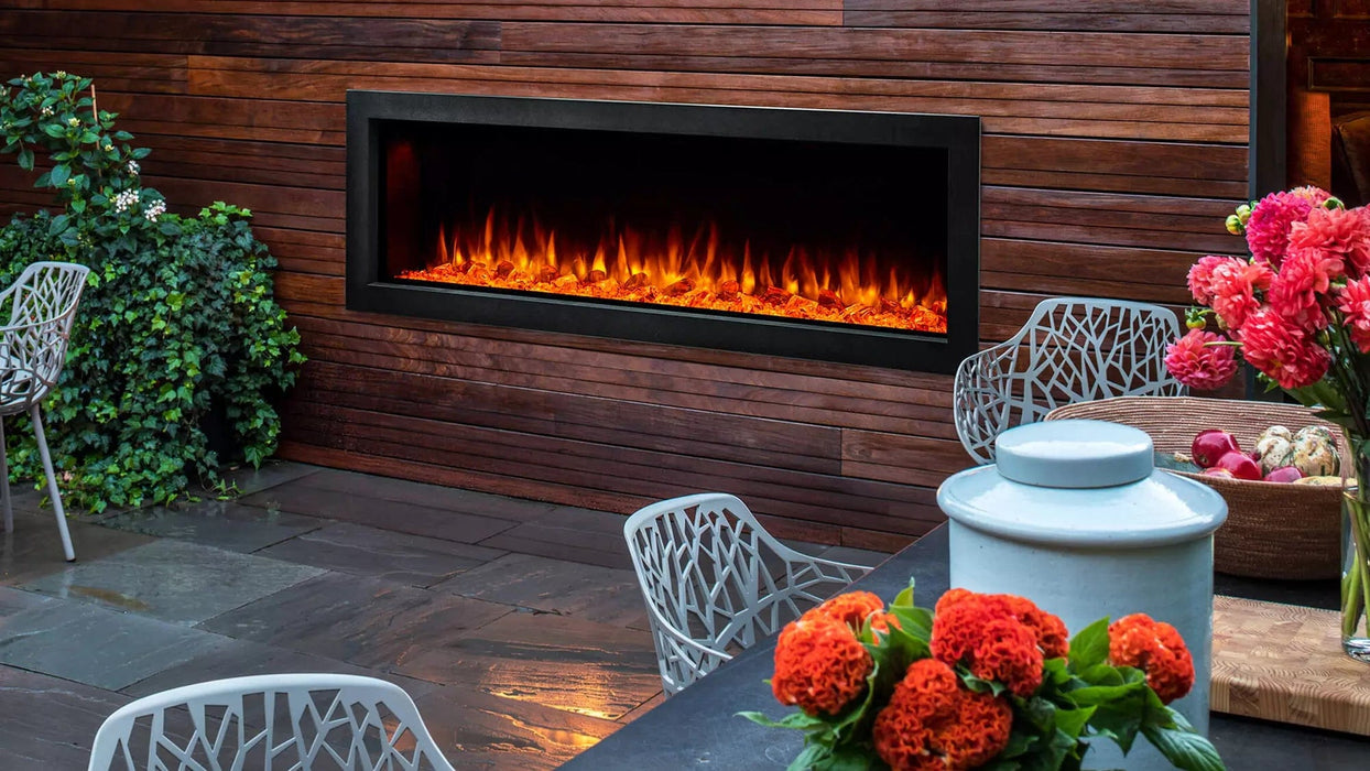 Simplifire Simplifire Forum 43 Outdoor Electric Fireplace SF-OD43 Fireplace Finished - Electric