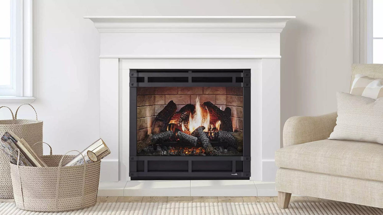 Simplifire Simplifire Inception 36 Traditional Electric Fireplace SF-INC36 Fireplace Finished - Electric