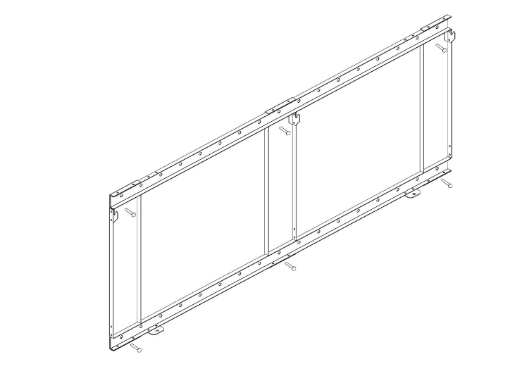 Simplifire Simplifire Wall Mount Kit (Allusion Platinum 60") - BRACKET-ALL60 BRACKET-ALL60 Fireplace Accessories