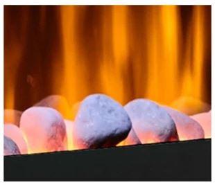 Simplifire Simplifire White Ceramic Stones (Allusion Series) - SF-STONES-WHITE SF-STONES-WHITE Fireplace Accessories