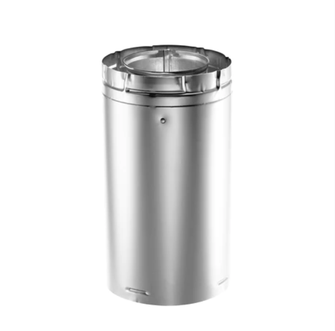 Simpson Duravent DuraVent 17-24" Adjustable Pipe w/ Welded Seam (Galvanized) - 46DVA-24TA 46DVA-24TA-POW Fireplace Venting 662492605424