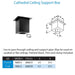 Simpson Duravent DuraVent Cathedral Ceiling Support Box - 46DVA-CS 46DVA-CS-POW Fireplace Venting 662492279663