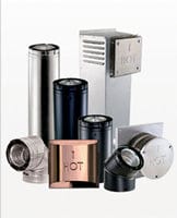 Simpson Duravent DuraVent Low-Profile Vertical Termination Cap (Aluminum) - 46DVA-VC 46DVA-VC-POW Fireplace Venting 662492515266