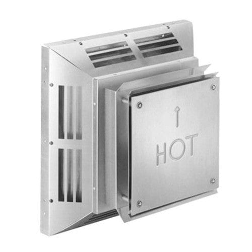 Simpson Duravent DuraVent Square Horizontal Termination Cap (Aluminum) - 58DVA-HC 58DVA-HC-POW Fireplace Venting 662492450758