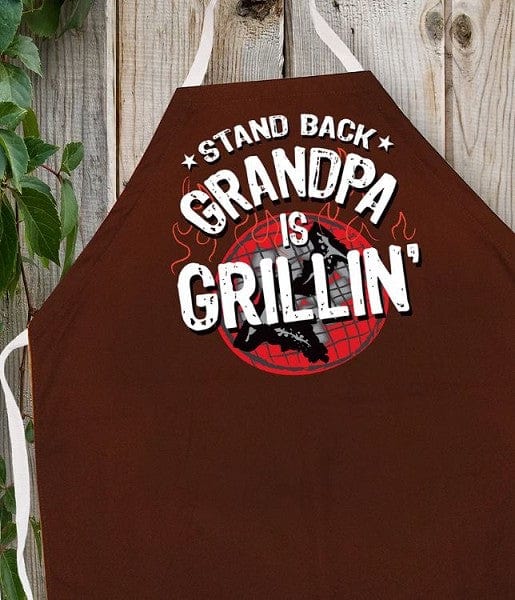 Source Resource LA Imprints Attitude Apron - Grandpa is Grilling 2207 Barbecue Accessories