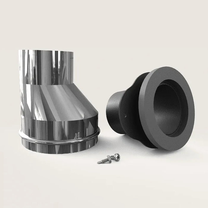 Stuv America Inc. S16 CUBE/IN/Z 90° OUT. AIR INTAKE G 12002135 Fireplace Accessories